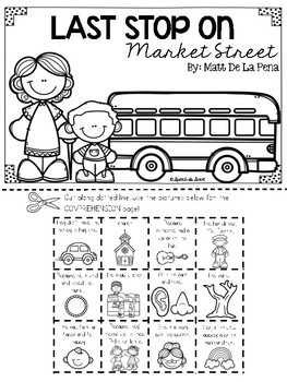 Last stop on market street literature lap book by speech is sweet