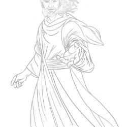 Jesus celebrates the last supper with the disciples coloring page