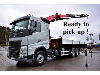 Ny lastbil med kran volvo fh x fassi f warranty fly jib winch til salg pã truck id