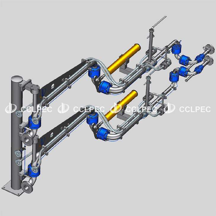Kina lng truck loading arm med break away coupler tillverkare leverantãrer