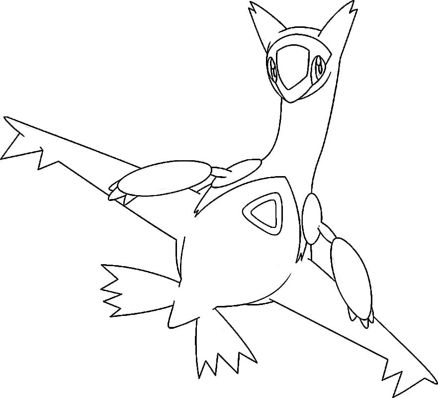 Latias coloring page