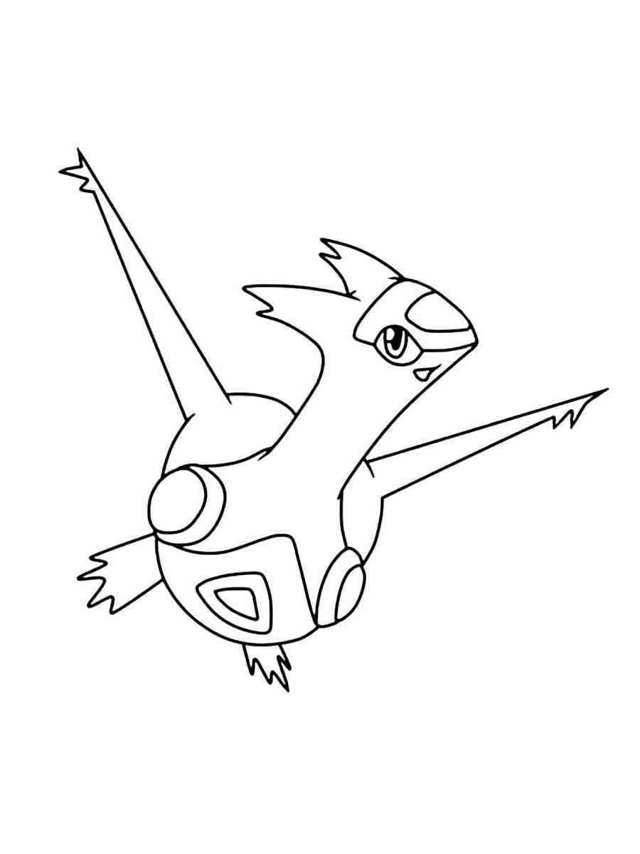 Latias pokemon coloring pages