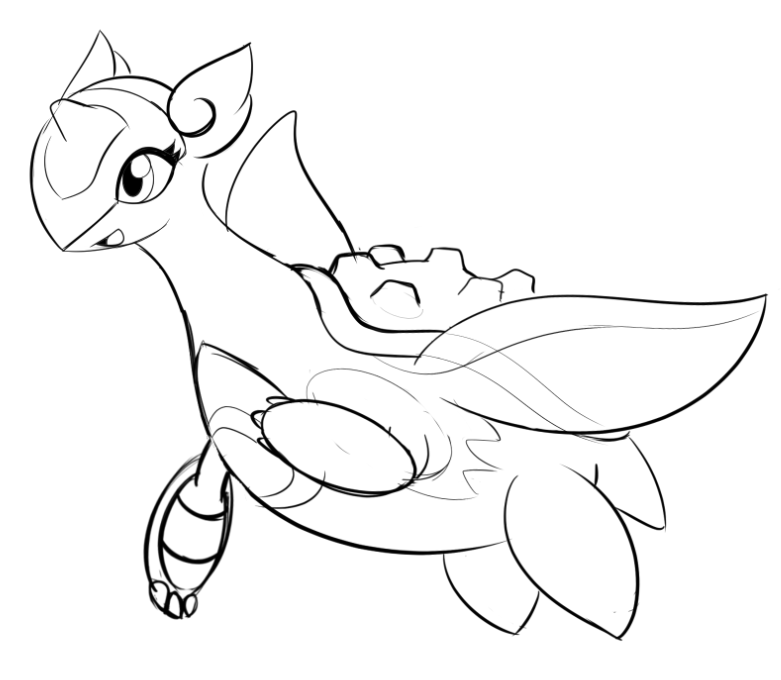 Alfa art animationsð on x trying to loosen up and do arts for fun more frequently so latias is cute lapras is cute heres a pokemon fusion of em just a