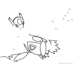 Monsters connect the dots printable worksheets