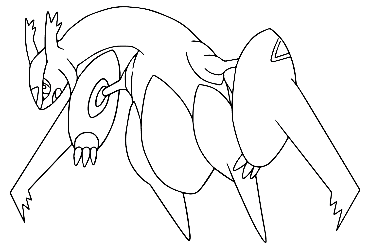 Images latias mega pokemon coloring page