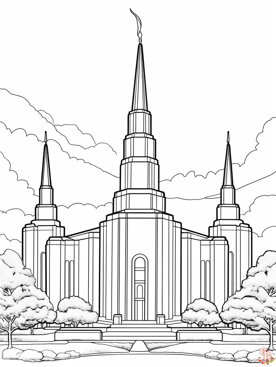 Discover the beauty of lds temple coloring pages for kids