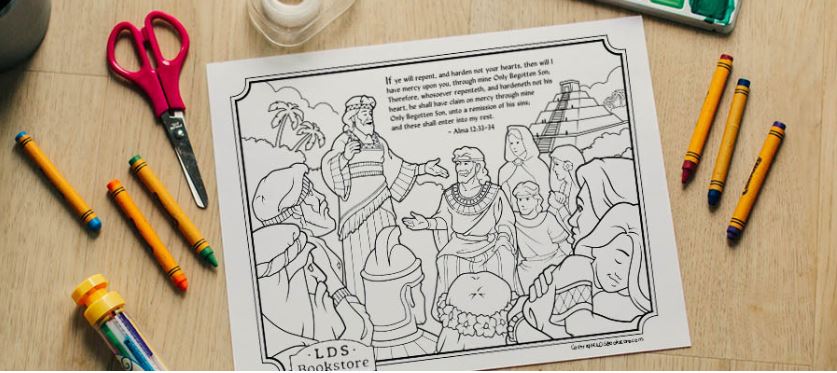 E follow me coloring pages resources from the church latter