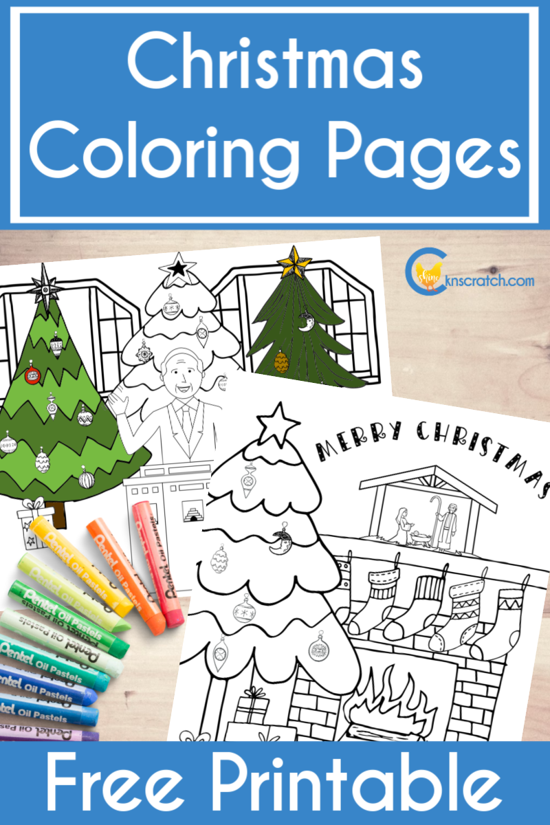 Christmas coloring pages for latter