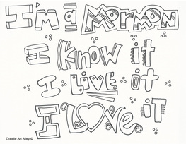 Latter day saints coloring pages