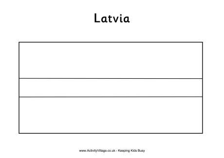 Latvia louring flag flag loring pages latvian flag flag