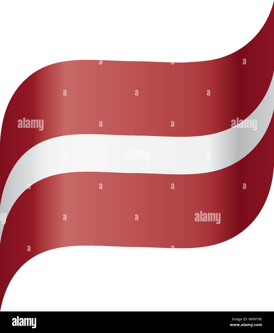 Flag of latvian stock vector images