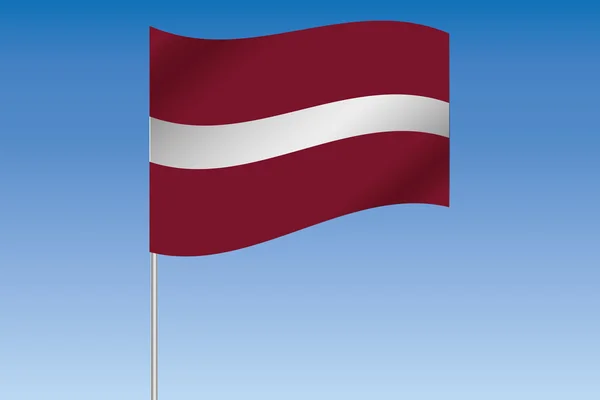 National flag of latvia vector images