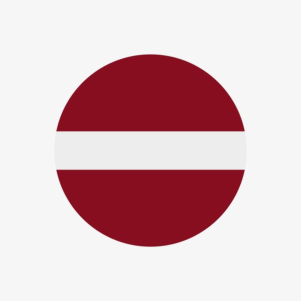Thousand circle latvia flag royalty