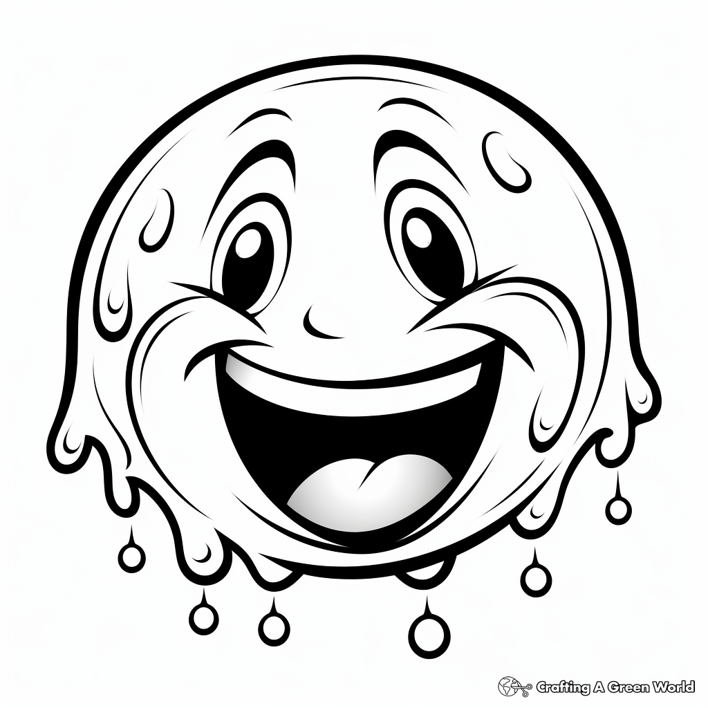 Smiley face coloring pages