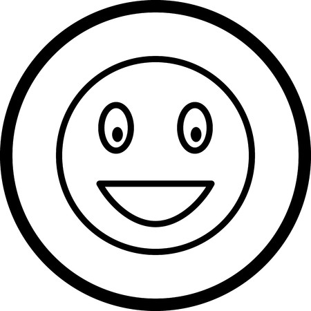 Smiley face coloring pages stock illustrations cliparts and royalty free smiley face coloring pages vectors