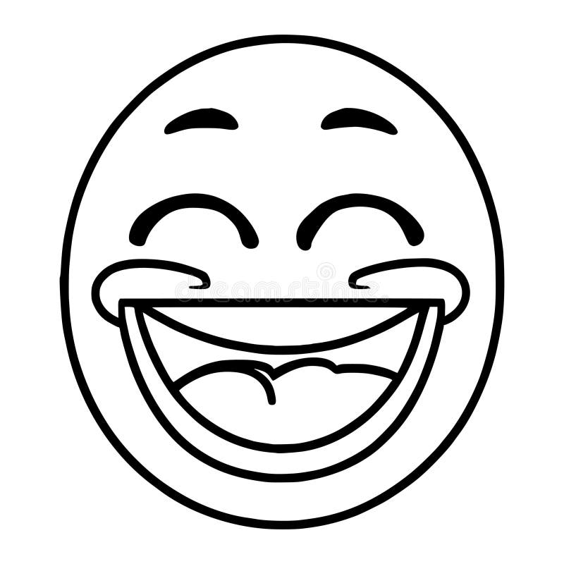 Emoji pig for coloring book emoticon icon stock vector