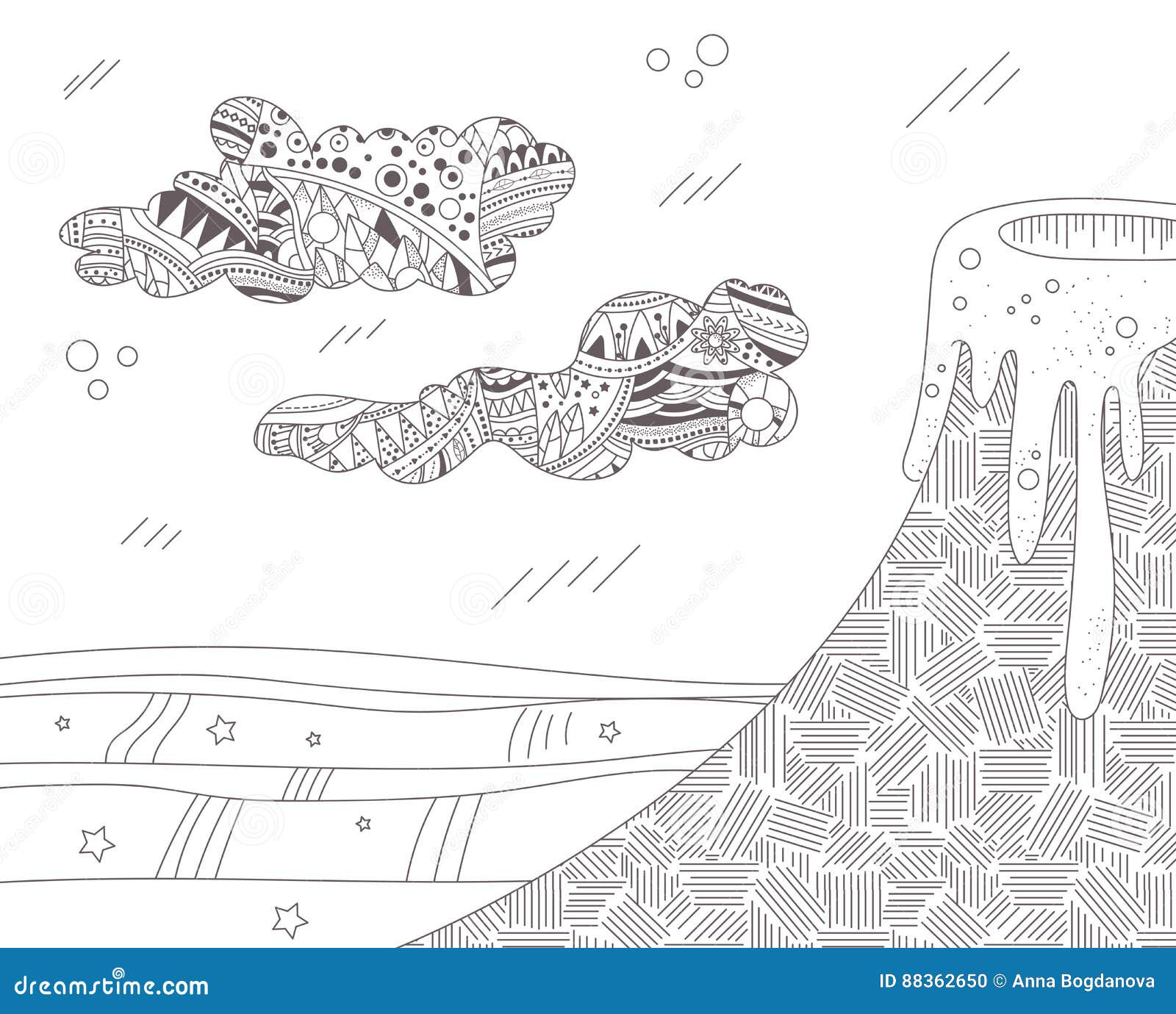Lava coloring page stock illustrations â lava coloring page stock illustrations vectors clipart