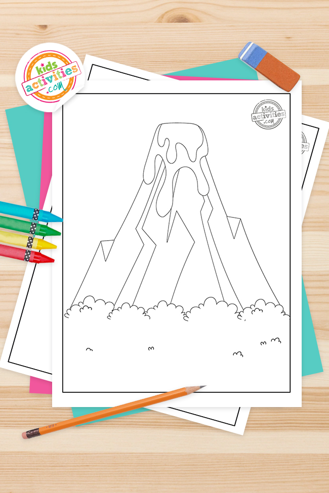 The best erupting volcano coloring pages kids can print kids activities blog