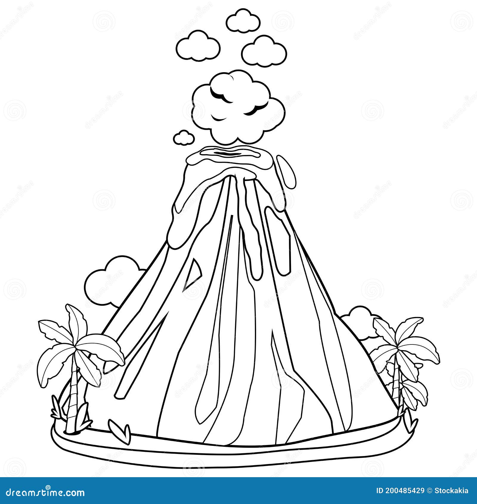 Lava coloring page stock illustrations â lava coloring page stock illustrations vectors clipart