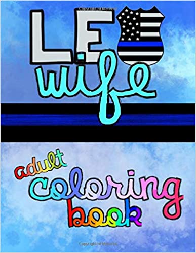 Leow adult coloring book â police kids books