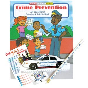 Police coloring books custom