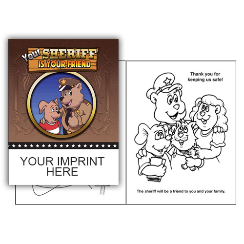 Imp your sheriff is your friend coloring activity book
