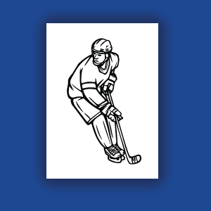 Ice hockey coloring book for kids players goalies pucks and sticks great ice hockey activity book for kids ages
