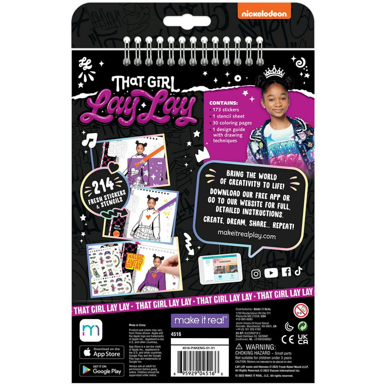 That girl lay lay fashion design page sketchbook