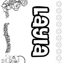 Lane coloring pages