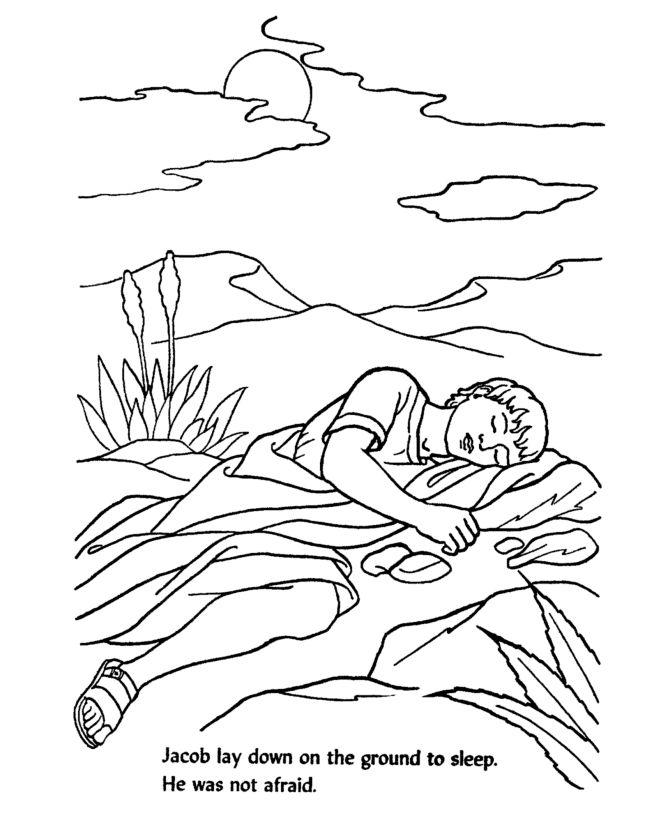 Bible story characters coloring page sheets