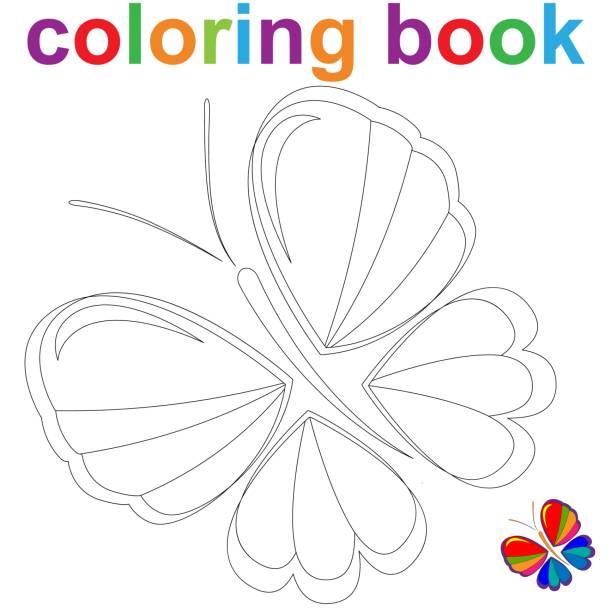 Flat lay color pencils stock illustrations royalty