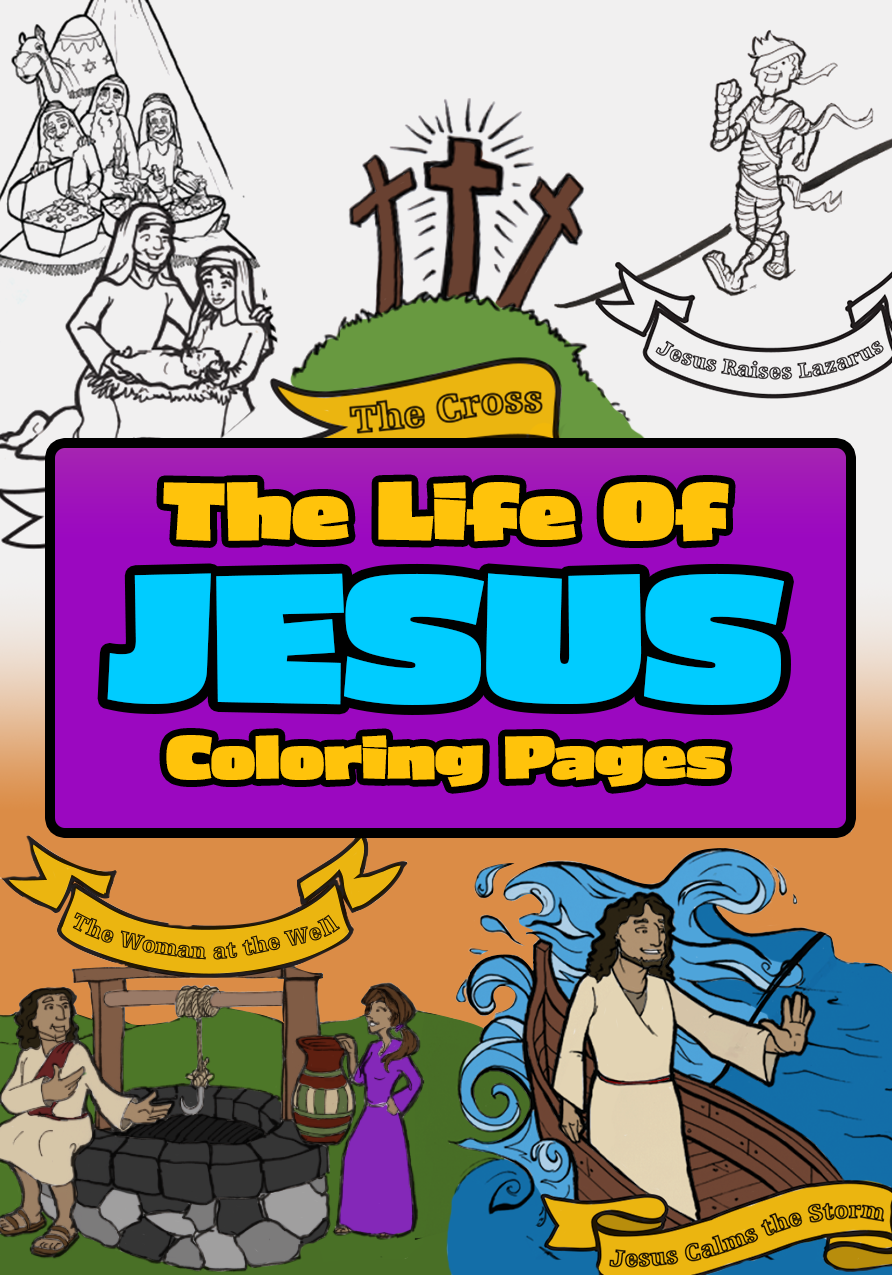 The life of jesus timeline coloring pages â lift curriculum