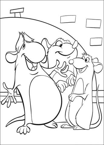 Ratatouille coloring pages free coloring pages