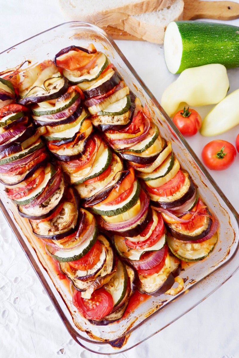 Lazy ratatouille vegan recipe