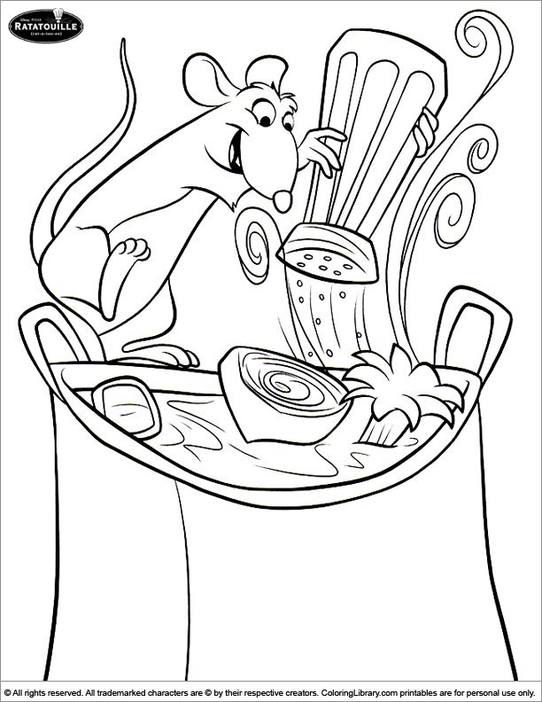 Ratatouille coloring page pãginas para colorear disney dibujos sencillos disney pãginas para colorear lindas
