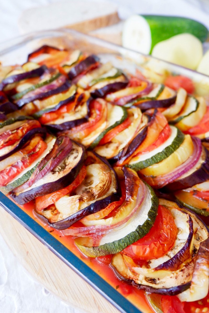 Lazy ratatouille vegan recipe