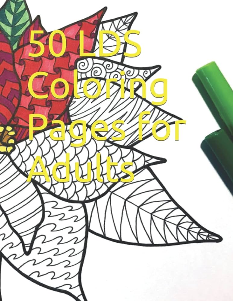 Lds coloring pages for adults miller wade books
