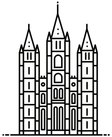 Lds temple coloring page free printable coloring pages