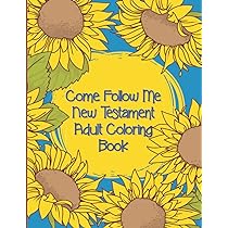 E follow me new testament adult coloring book lds color scriptures ashleigh caitlyn l books
