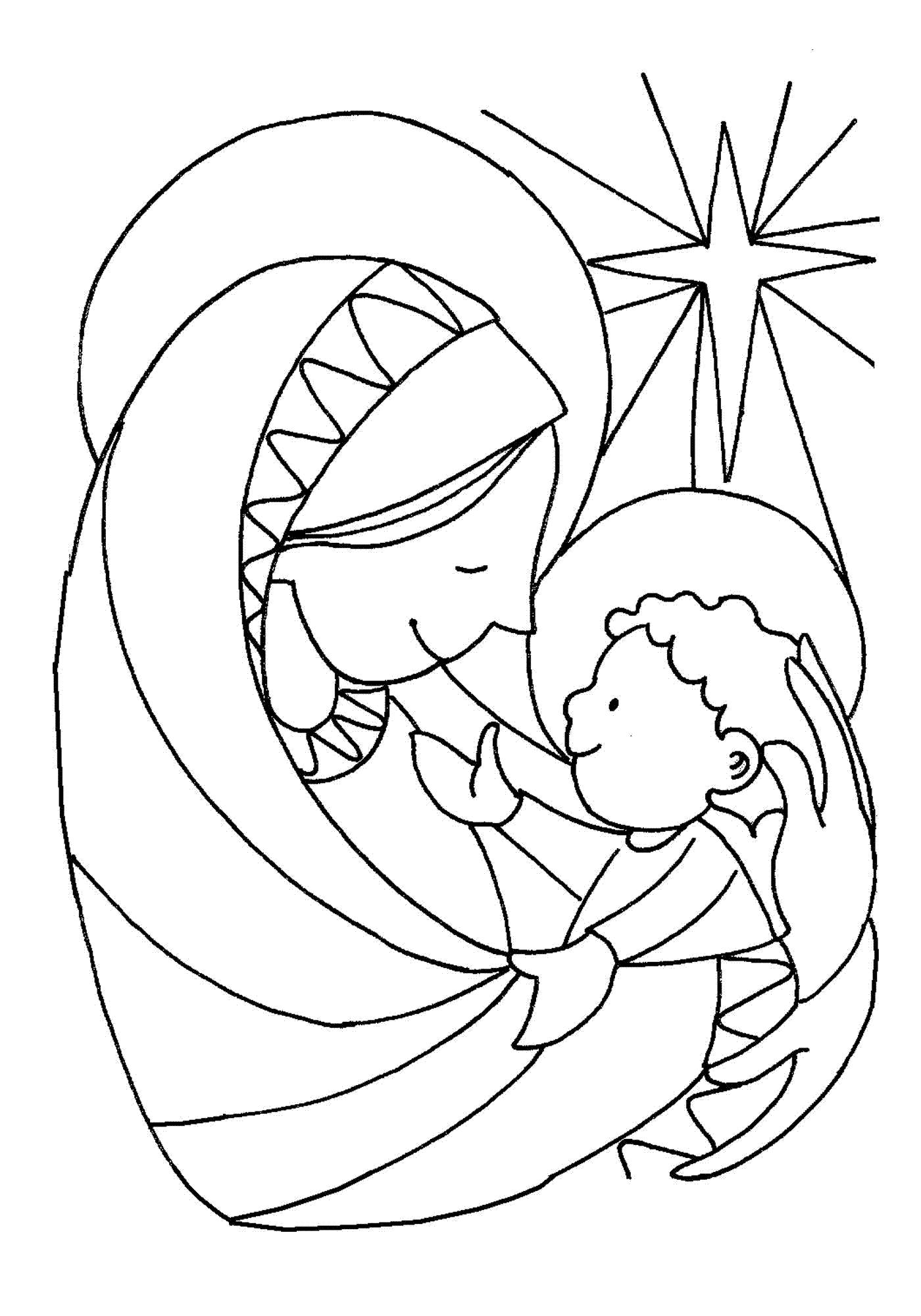 Christmas coloring pages carolyns positions