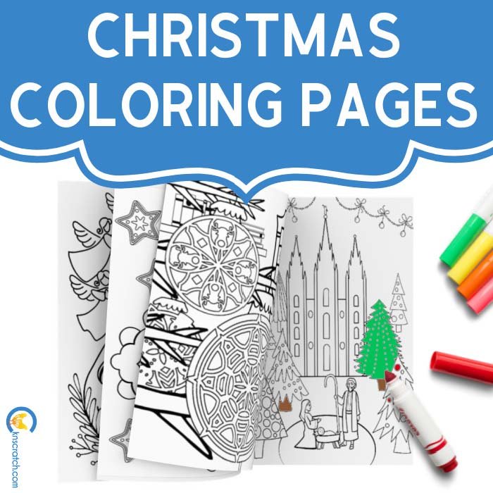 Christmas coloring activities â chicken scratch n sniff