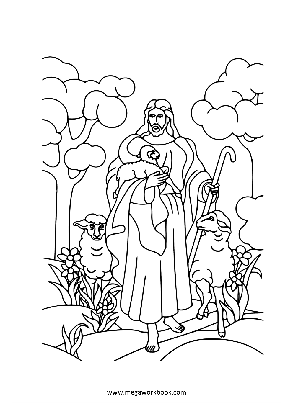 Christmas coloring pages