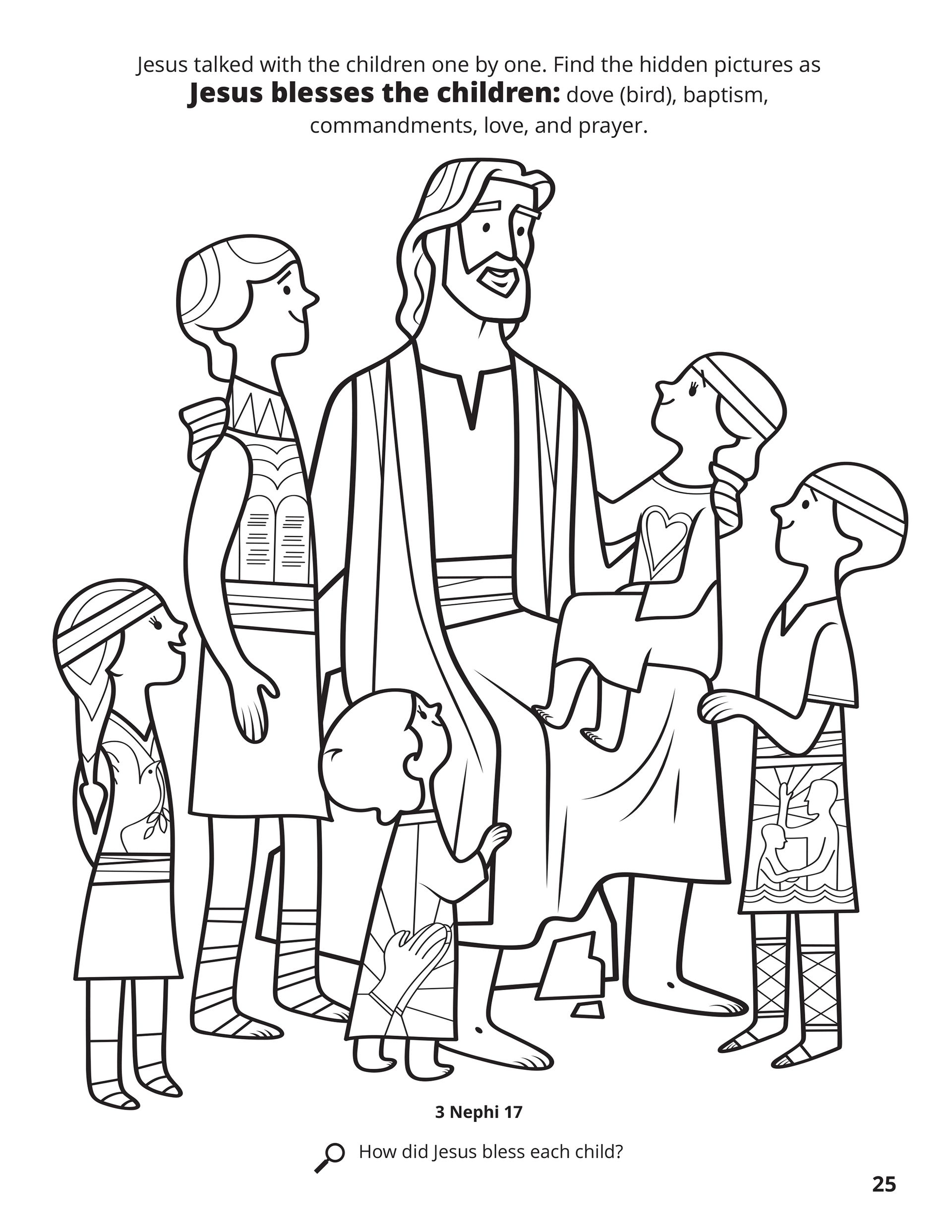 Jesus blesses the children