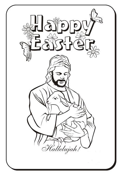 Religious easter coloring pages