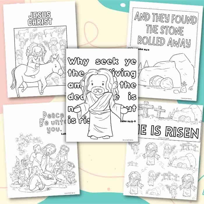 Free lds easter coloring pages