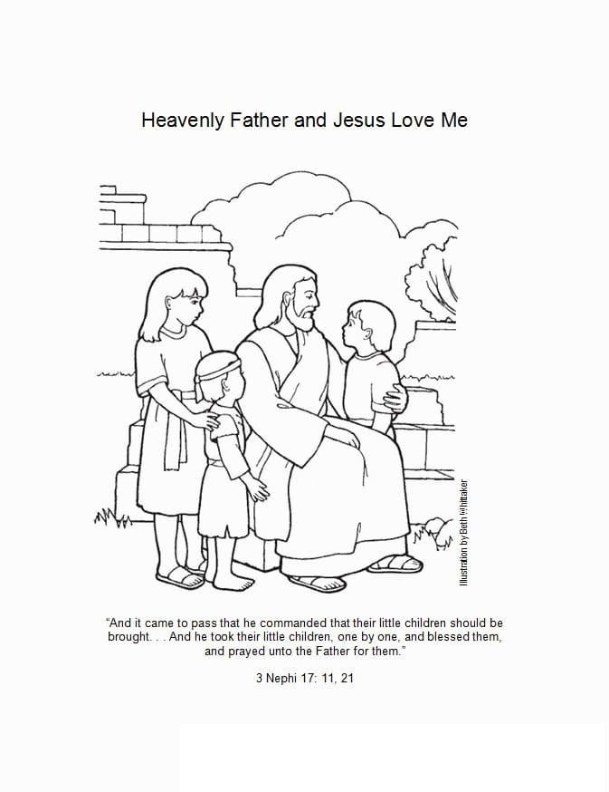 Lds coloring pages printable for free download