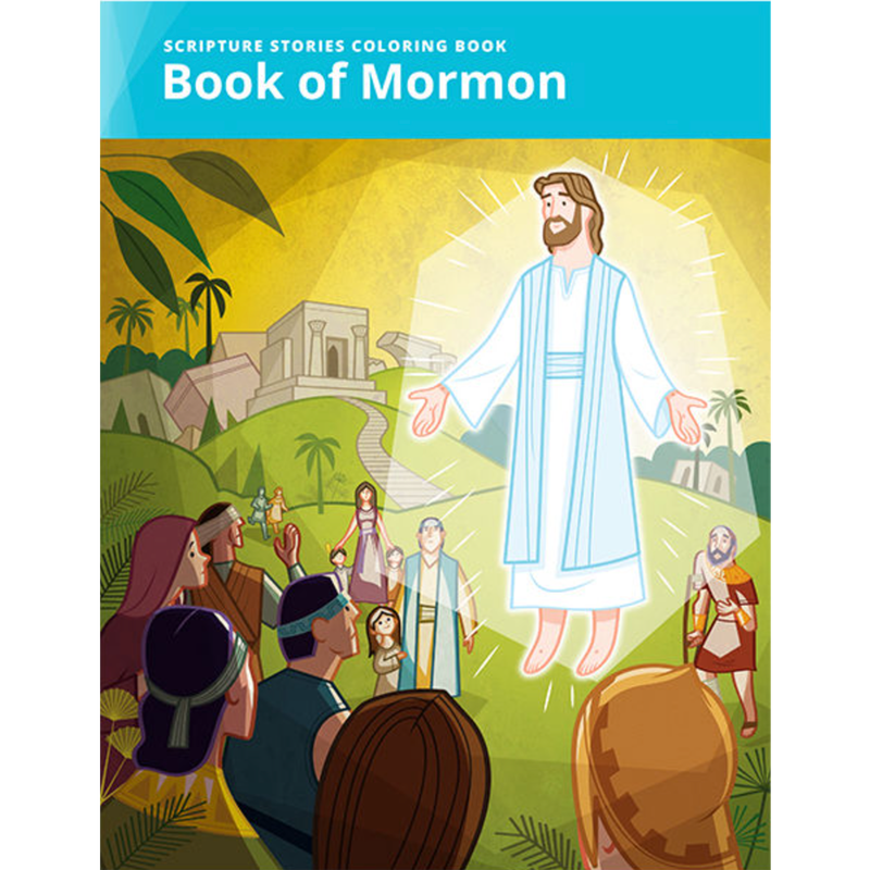 Scripture stories coloring book book of mormon