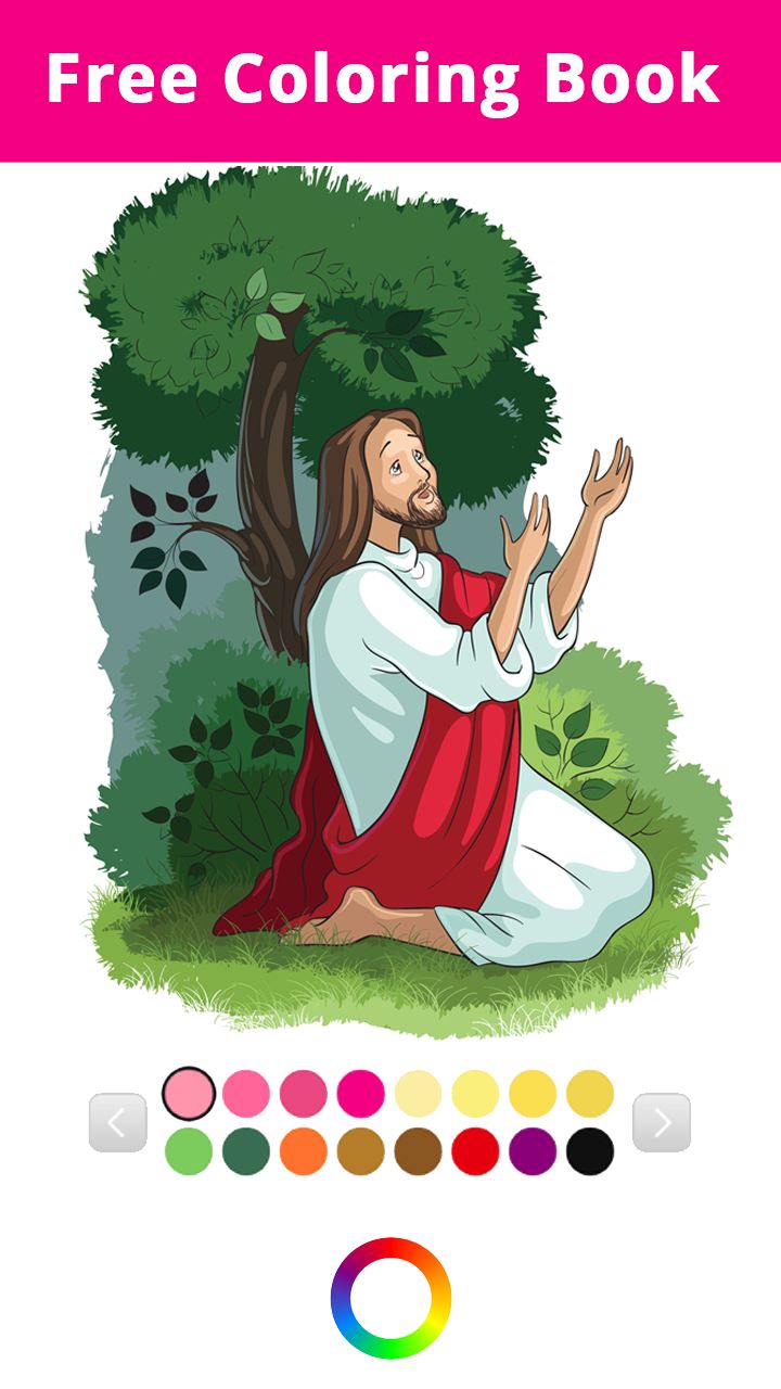 Bible coloring book free game