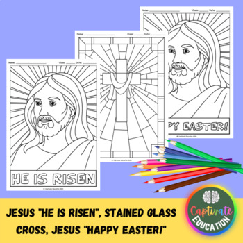Discount bundle x christian easter coloring pages activities jesus cross