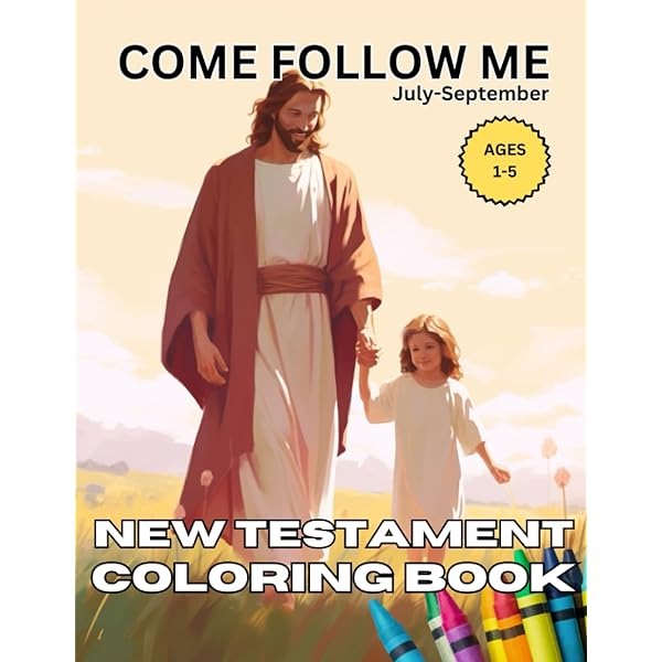 E follow me new testament coloring book for toddlers faith inspiring coloring pages from new testament bible stories for ages